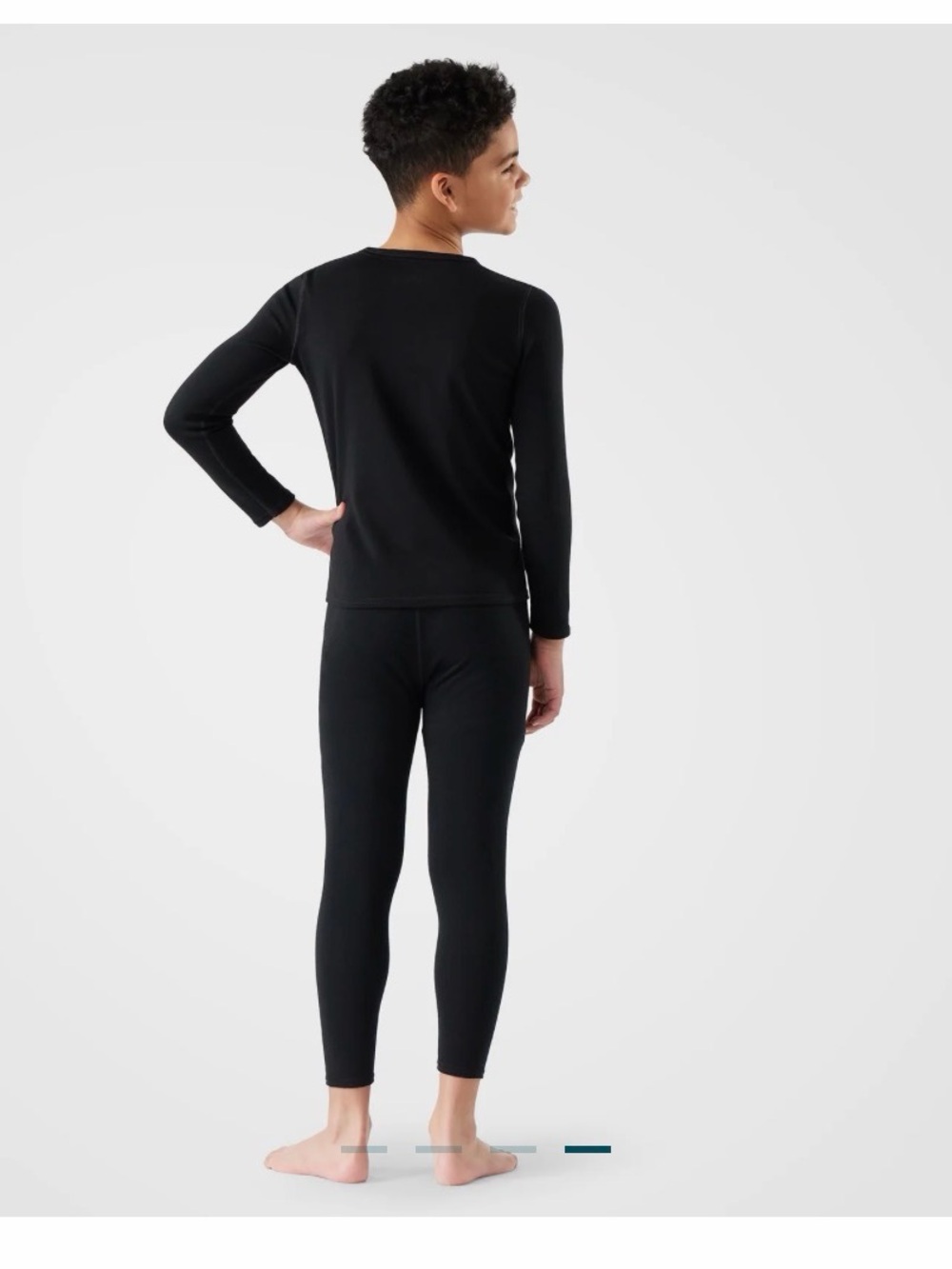 Kids' Classic Thermal Merino Base Layer top and bottom size S